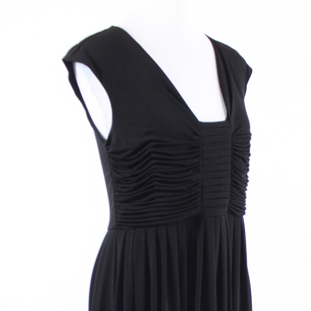 Calvin Klein black sleeveless empire waist dress 6 - Picture 4 of 8